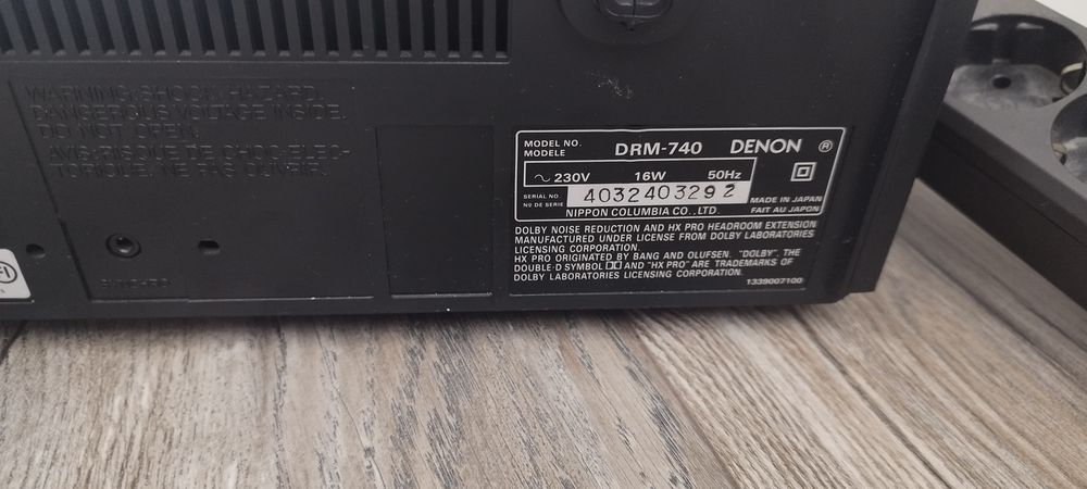 Deck DENON  DRM 740