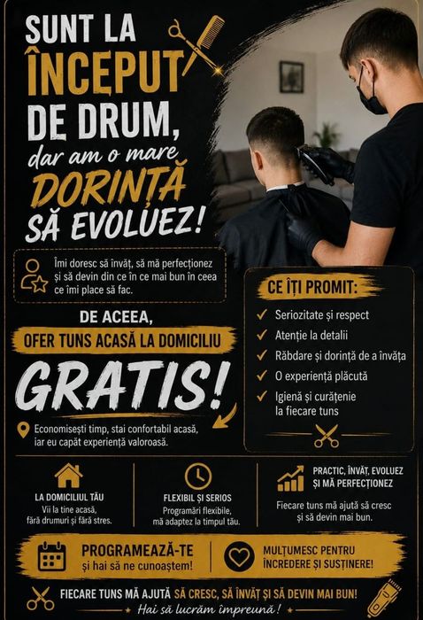 Tuns gratuit la domiciliu clientului