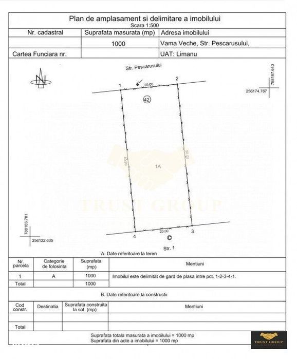 Teren intravilan | 1000mp | Vama Veche | la doar 100m de plaja