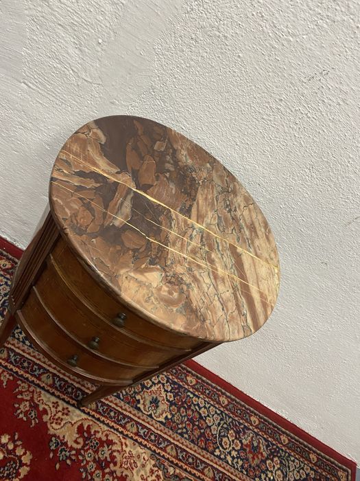 Френско конзолно шкафче конзола с плот от мрамор