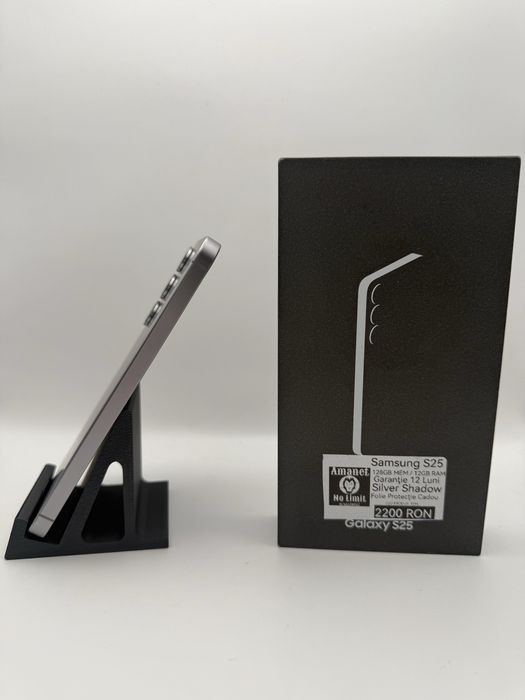 Samsung S25 Silver 128GB Full Box Garantie 12 Luni Baterie 100% , AMANET NO LIMIT.