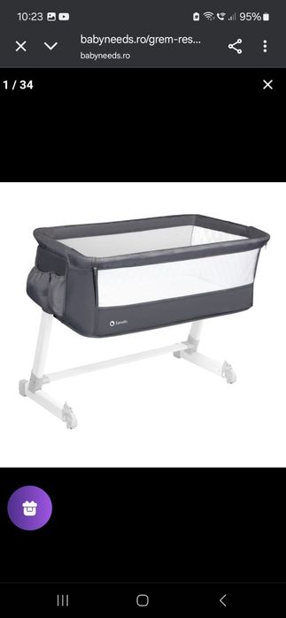 Vând pătuț lionelo