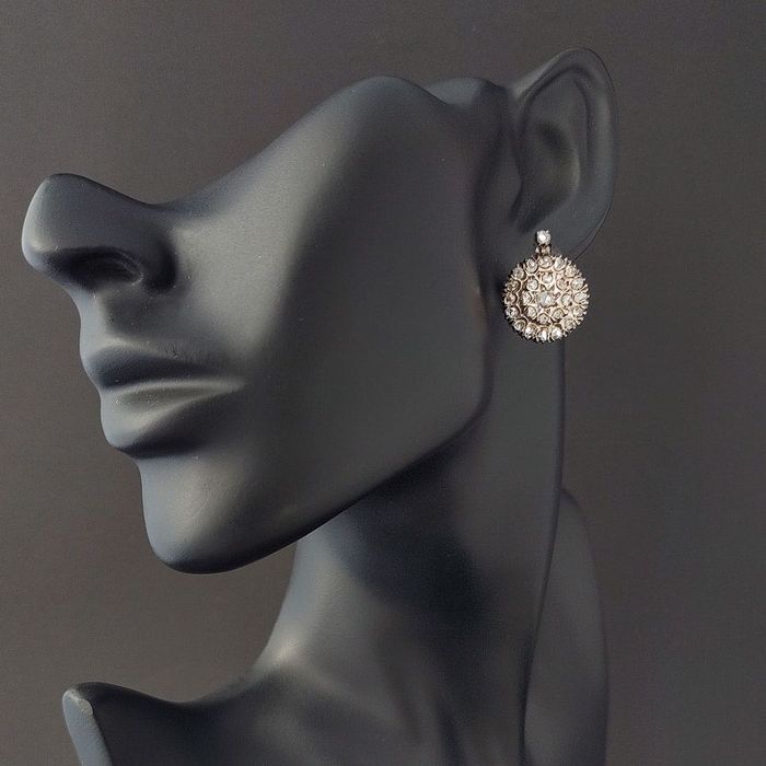 cercei Franta sec. XIX, diamante 1.10 ct, certificat