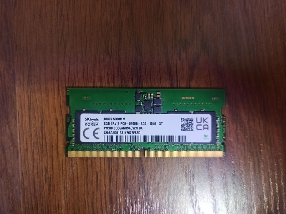 SK Hynix 8GB DDR5 5600MHz RAM
SK Hynix 8GB