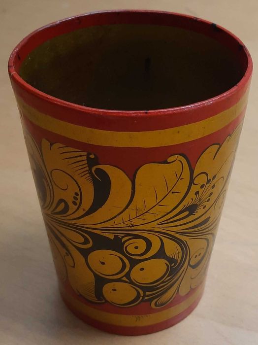 Карандашница-стаканчик "Хохлома"