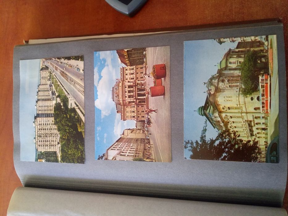 АЛБУМ със Стари Картички и Снимки 148 бр. Големи и 34 бр. Малки