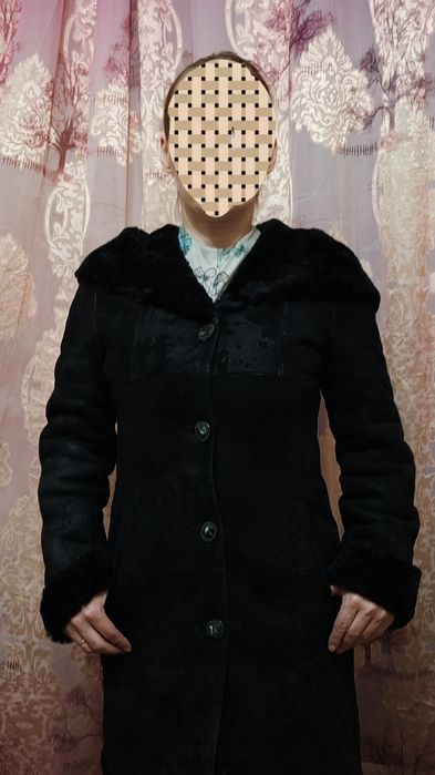 Натуральная облегчённая дубленка