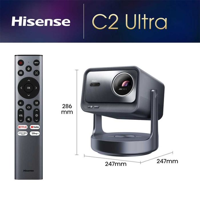 HISENSE C2 Ultra 4K Smart IMAX mini-laser projector