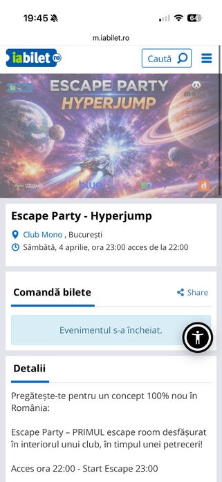 Bilete escapeparty