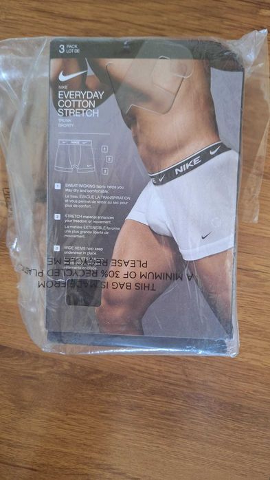 Boxeri NIKE everyday, 3 perechi, negri, marimea S ( NOI SIGILATI)