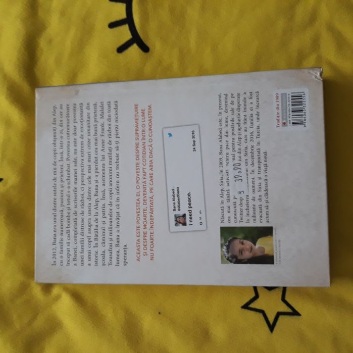 " Am nevoie de pace^ de Bana  Alabed