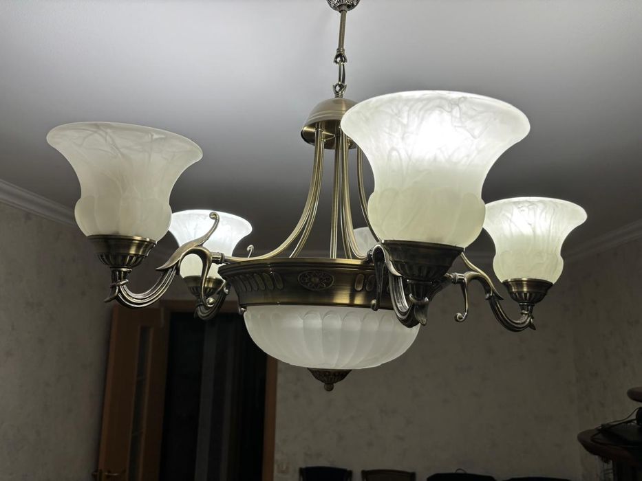 Люстра винтажная бронза