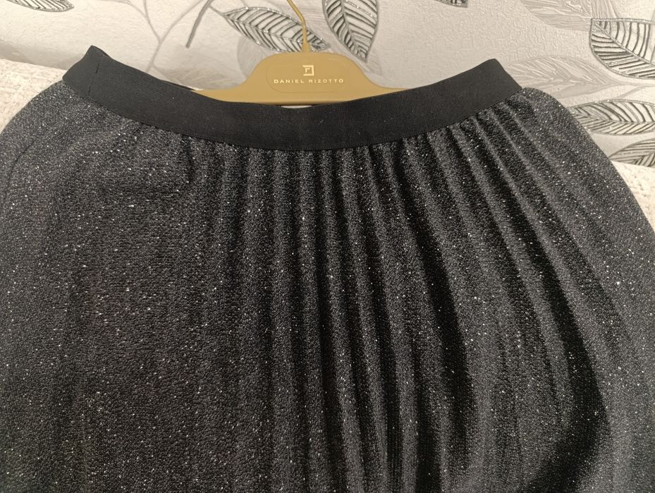 Нарядная плиссированная юбка с блеском | Очень стильная