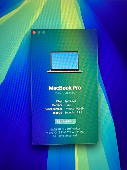 Macbook pro 13” M1
