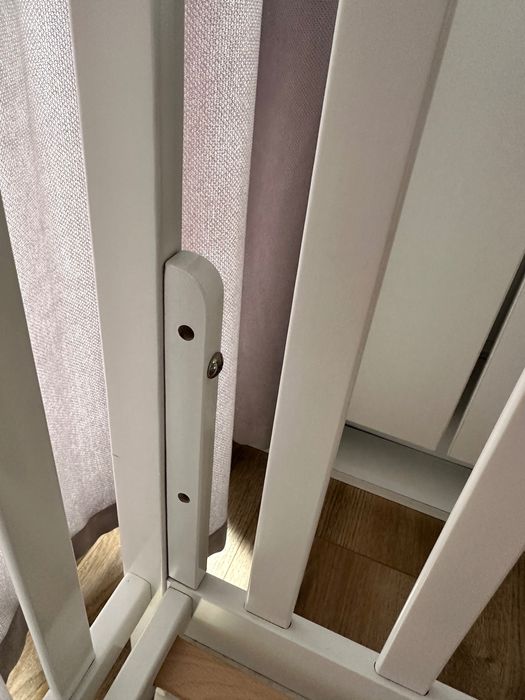 Дървена кошара за бебе и матраче