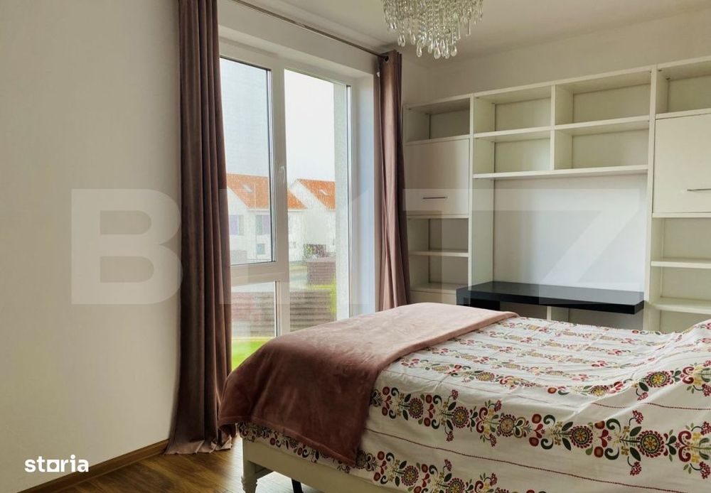Casa spatioasa de inchiriat | 4 camere | Curte 700 mp | Zona urbana li