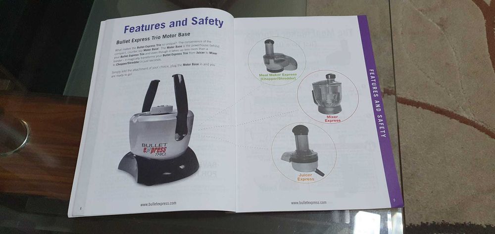 Vand robot de bucatarie Bullet Expres Trio