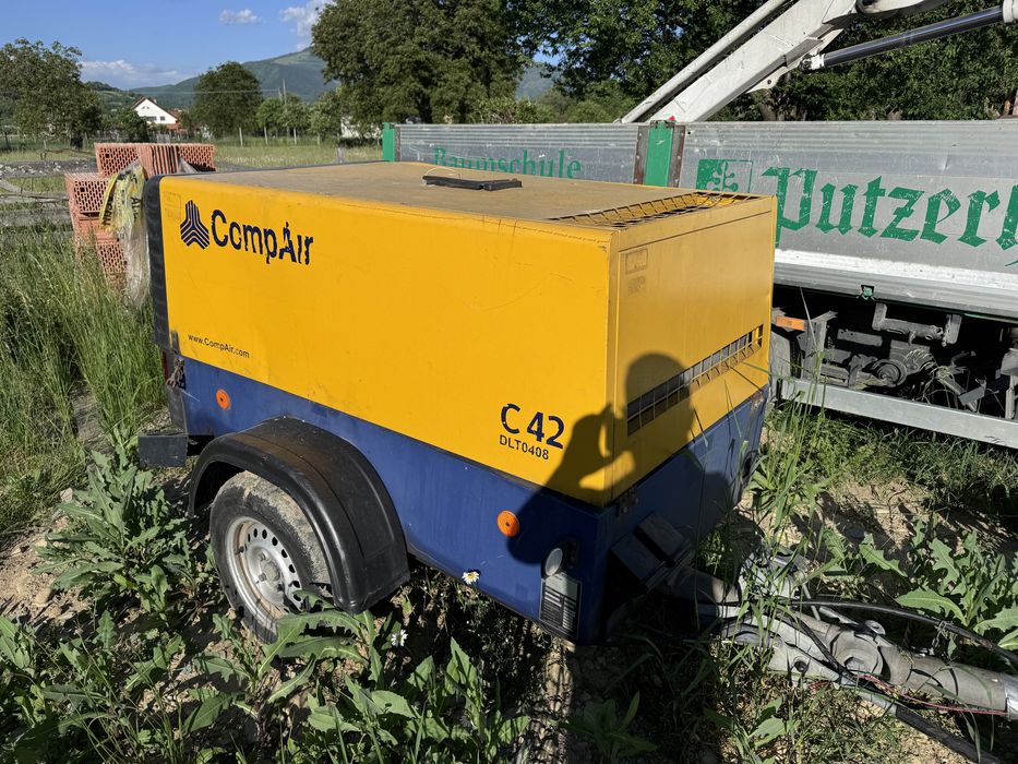 Motocompresor Compair diesel accidentat