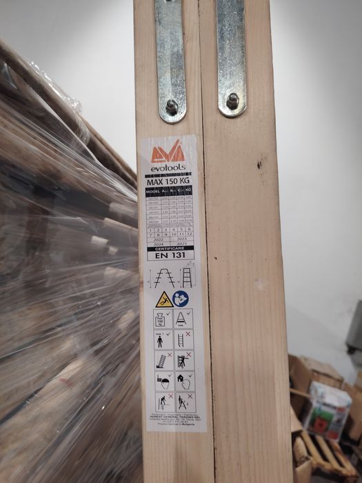 Scară Lemn Dubla 7 trepte