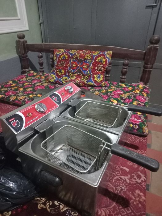 Ikki idishli elektr fritoz