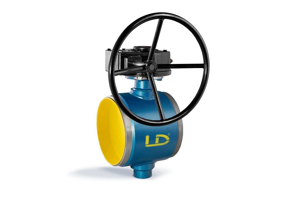 Поворотно дисковый затвор 3 х эксцентриковый LD