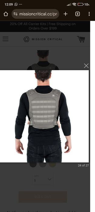 Ергономична Тактическо Кенгуру за дете  plate carrier