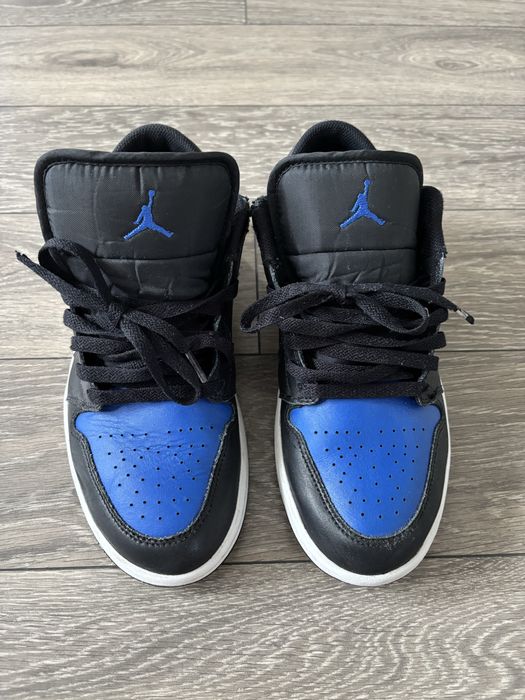 AIR Jordan 1 Low Black/White-Game Royal