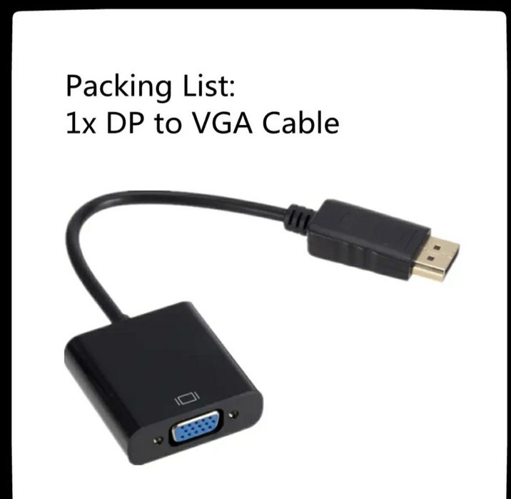Переходник дисплей порт на VGA
