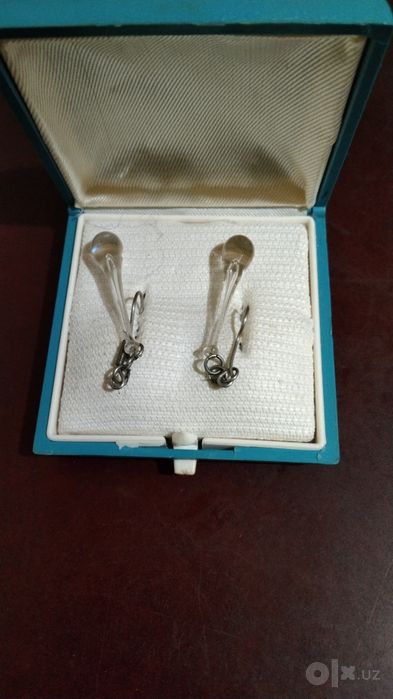 Серьги капелька советские