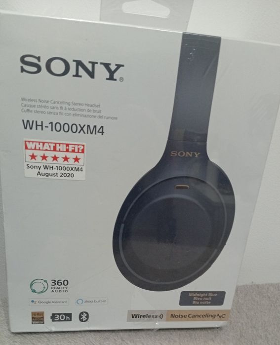 Sony WH-1000XM4 Fără fir / Cu fir Over Ear Căști cu 30 ore de Funcțion