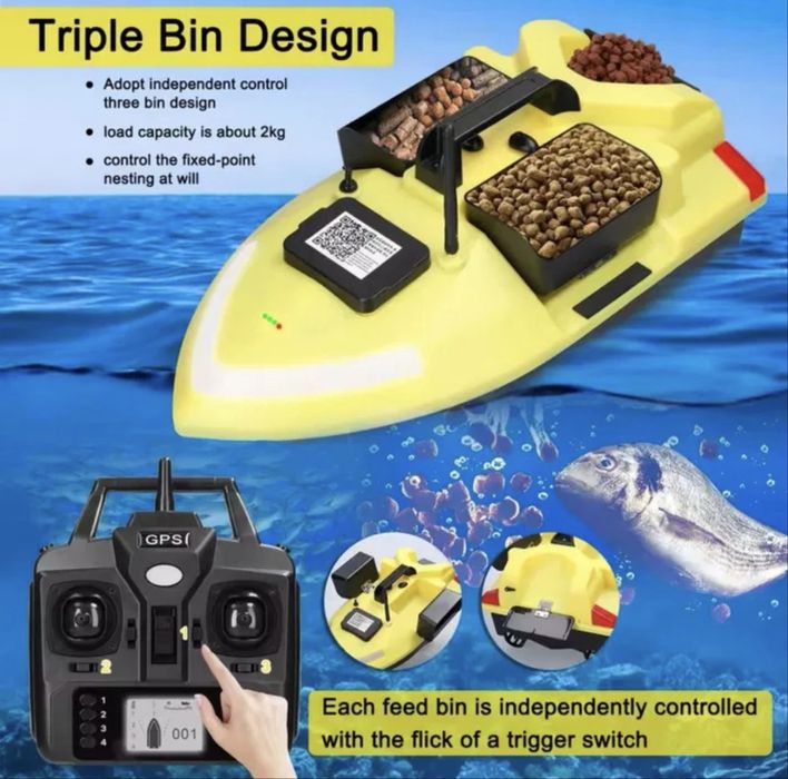 Barcuta plantat pescuit barca navomodel noua cu gps