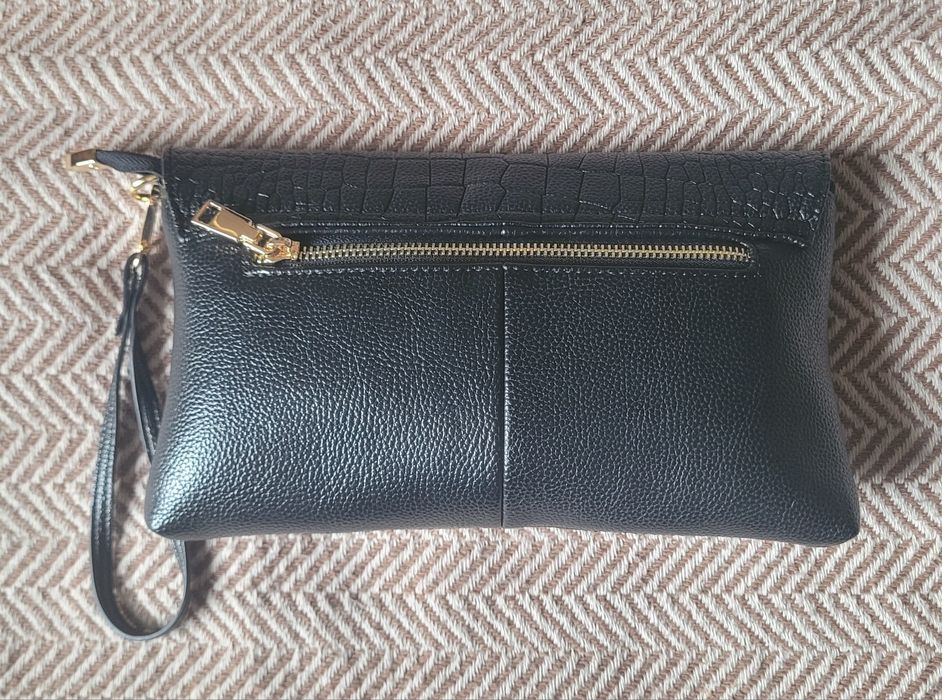 Клатч из натуральной кожи