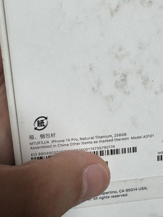 iPhone 15 Pro 256gb