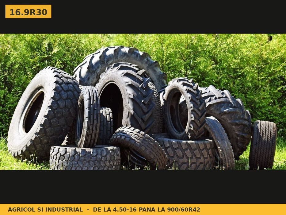 Cauciucuri Anvelope 16.9R30 16.9 R30 16.9-30 420/85R30 16930 Vredestein Tractor Punte Spate Utilaje Agricole SH Second Hand STOC REAL Garantie 1 An