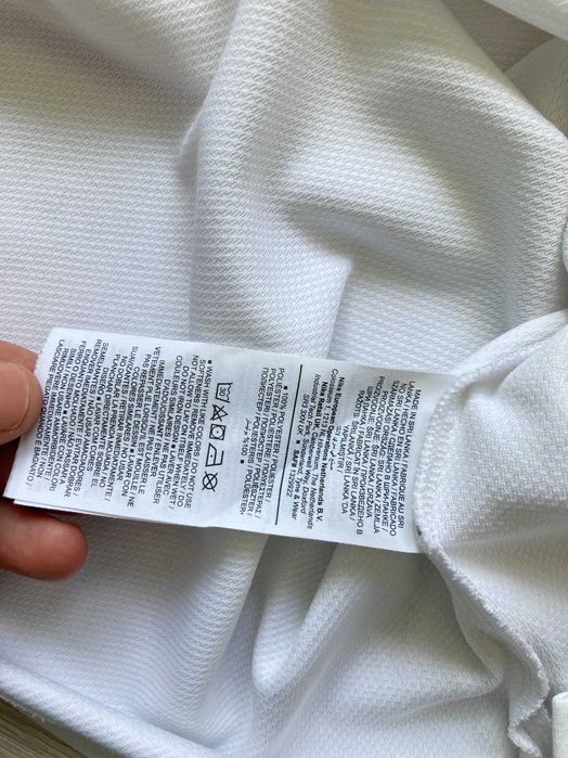 Найк Nike Dri Fit Standart Fit мъжка бяла тениска размер L