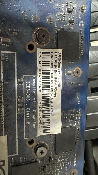 Afox gtx 660 gddr5 2gb