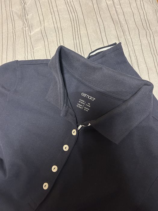 Тъмносиня дамска рокля тип поло – елегантна и удобна