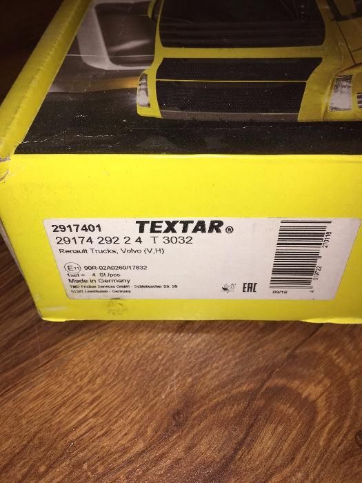 Placute frana Volvo/Renault 29174 Textar T3032