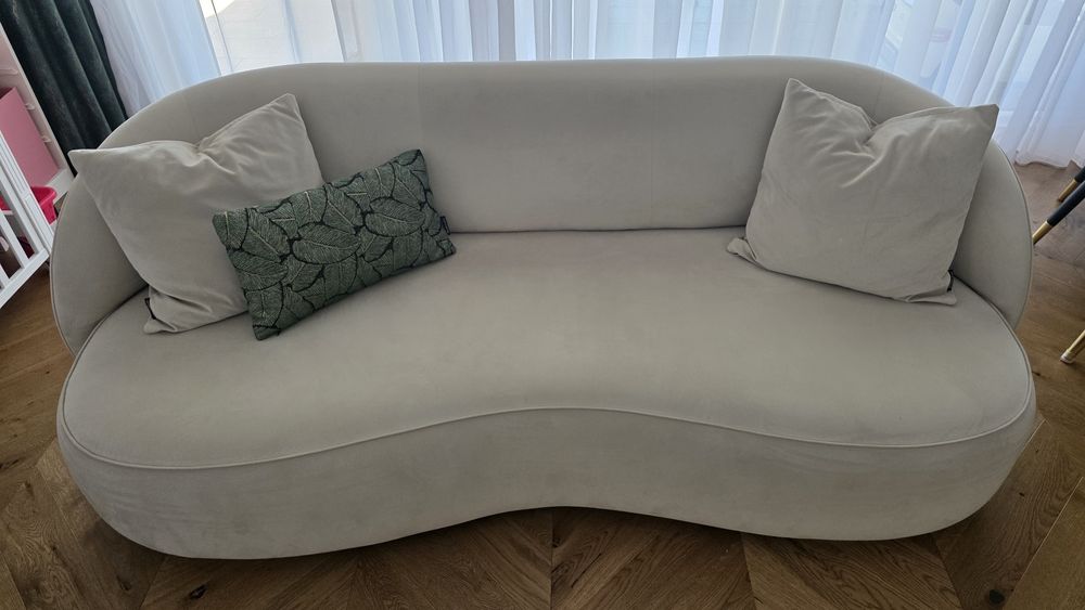 Canapea Divani & Sofa din catifea bej