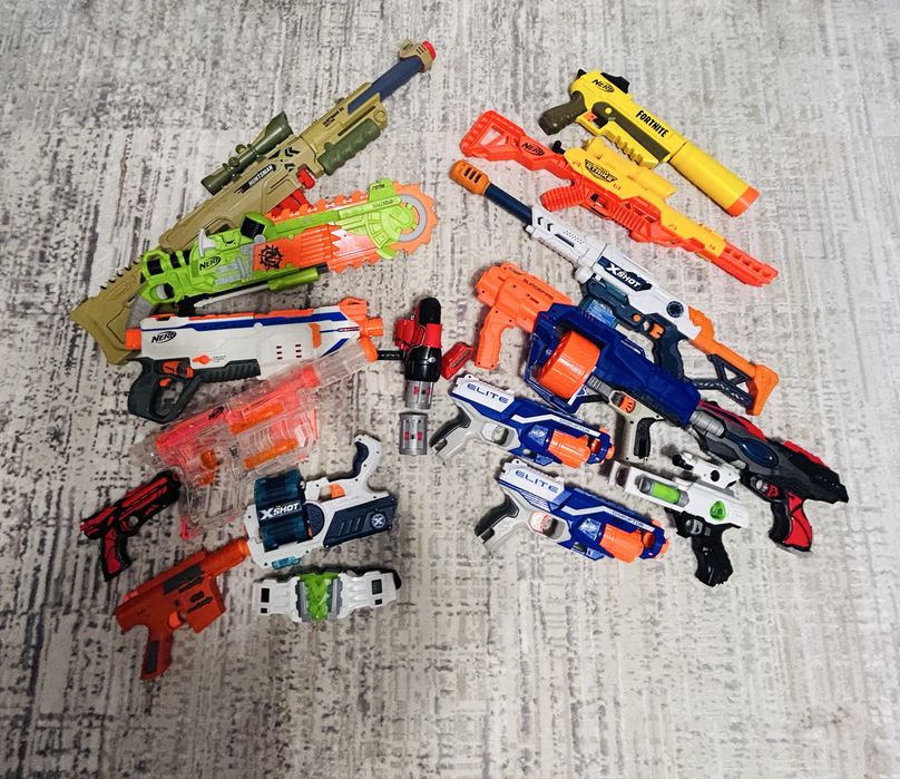 Блатеры Nerf,X-Shot,Hutsman