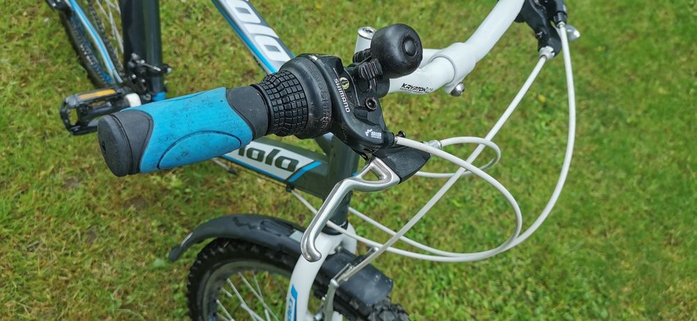 Bicicleta MTB Capriolo Passion Man graphite-white-blue 17inch