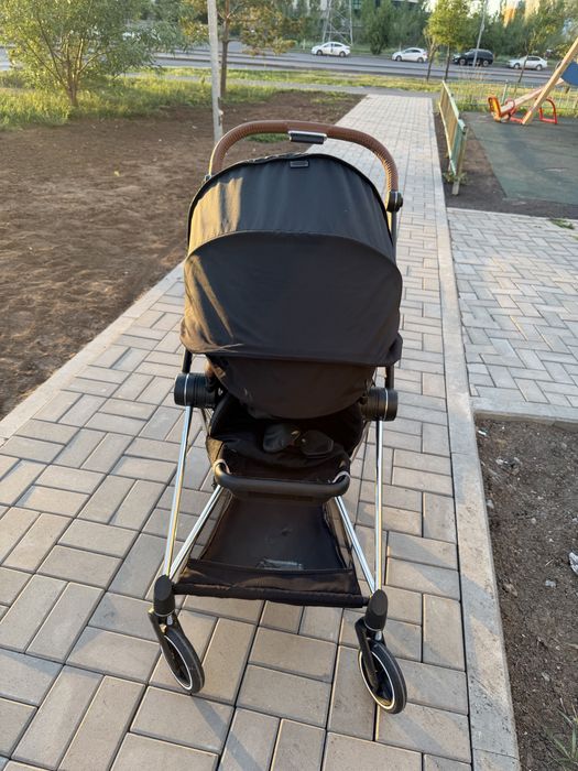 Коляска Cybex Mios Sepia Black на шасси Chrome