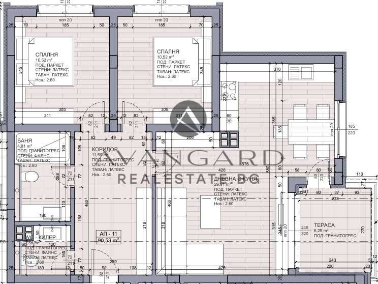 Продава се Тристаен апартамент в Пловдив, Христо Смирненски - 101 кв.м за 1510 €/кв.м - Снимка #3