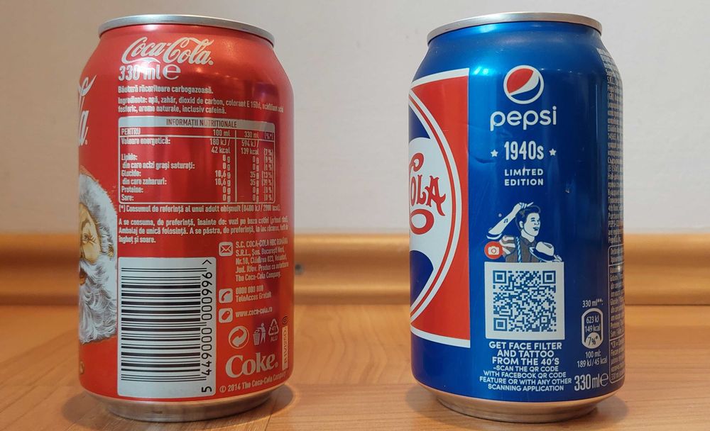 Pepsi Cola & Coca Cola - 2 cutii de colectie - Editie Limitata !