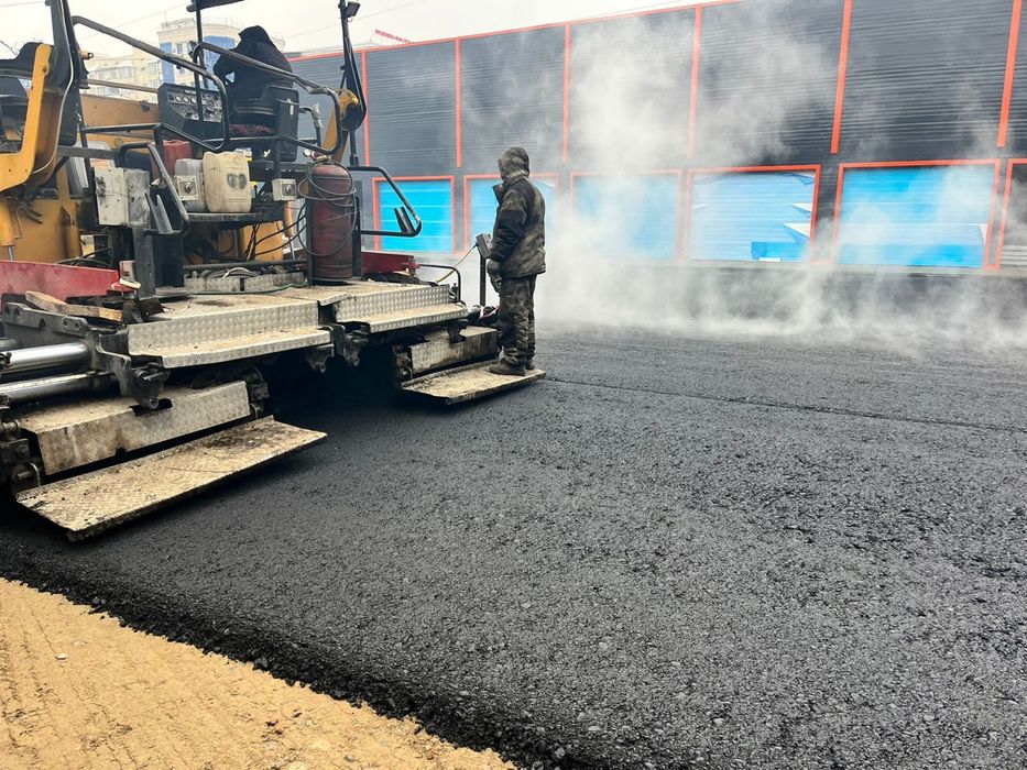 Асфальтирование асфальт бордюр поребрик