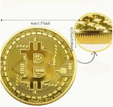 Bitcoin AURiu moneda colectie
