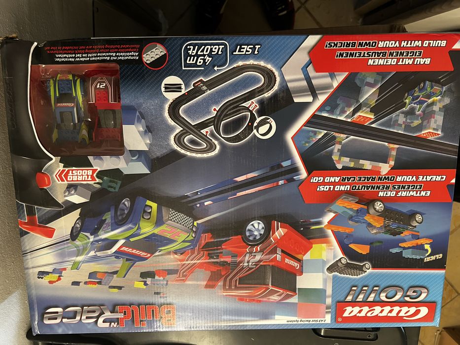 Set de curse 3.6 m, Carrera, Plastic, Multicolor