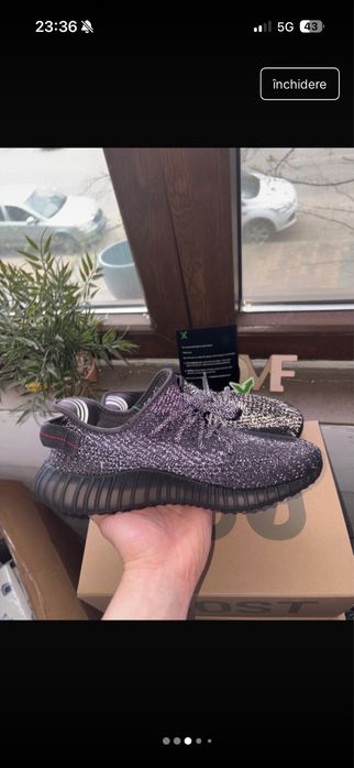 Adidas Yeezy Boost 350 V2 Black Reflective 39 40 41 43