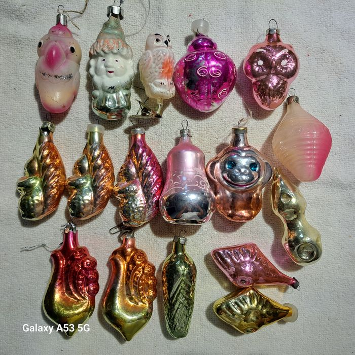 Елочные игрушки. СССР.