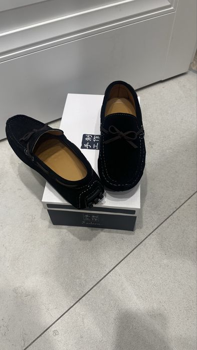 Лоферы для мальчика замша 39 размер